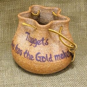 Stoneware Nugget Pouch* price firm. Hand made